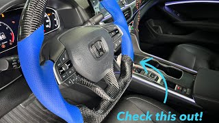 2018 to 2022 honda accord custom steering wheel install