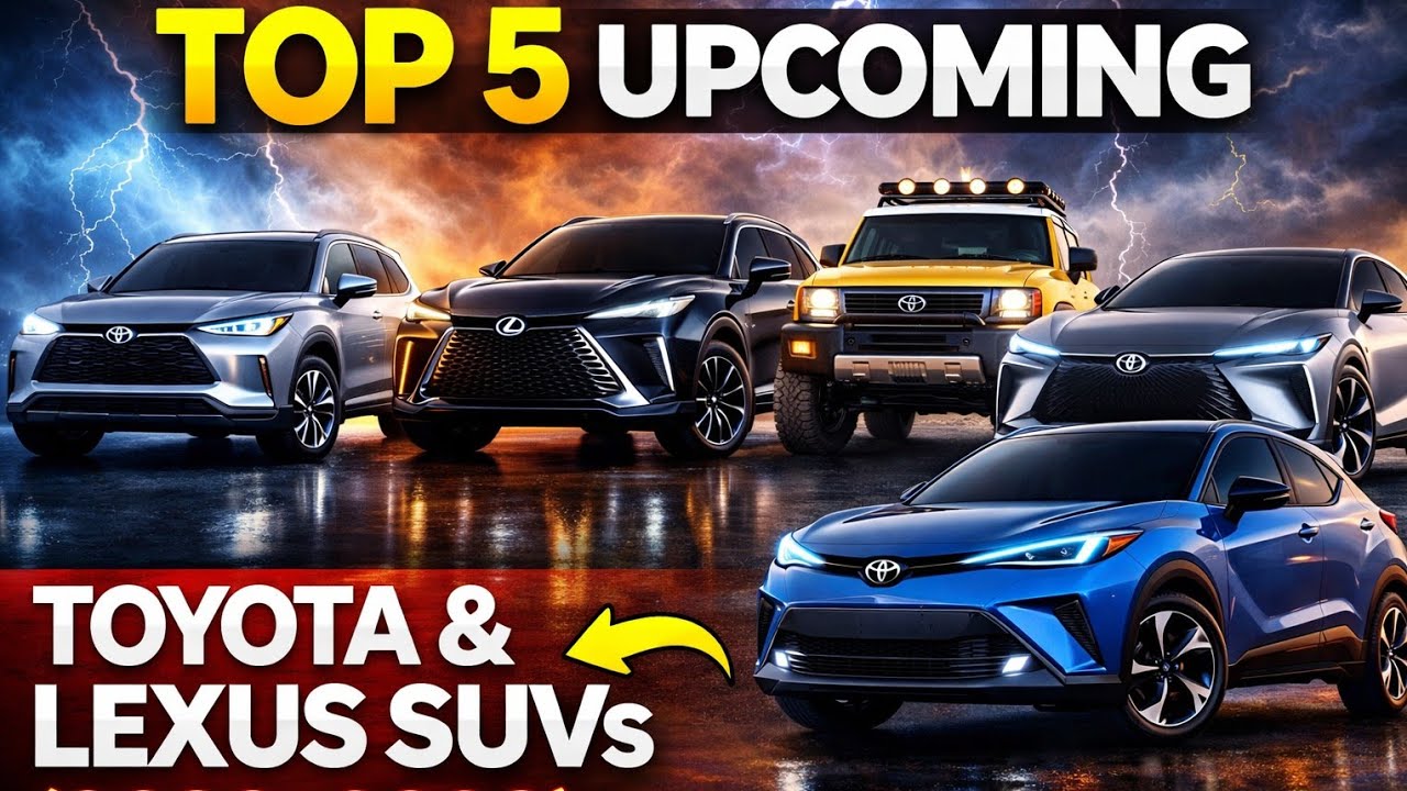 Top 5 Upcoming Toyota & Lexus SUVs (2026–2030) That Will Shock the Market 😱! AI Cinematic 