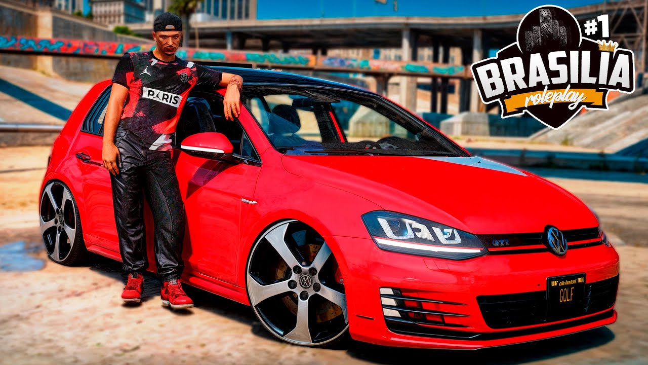 SONHO REALIZADO!🤩 COMPREI UM GOLF no GTA RP - Brasília RP - YouTube