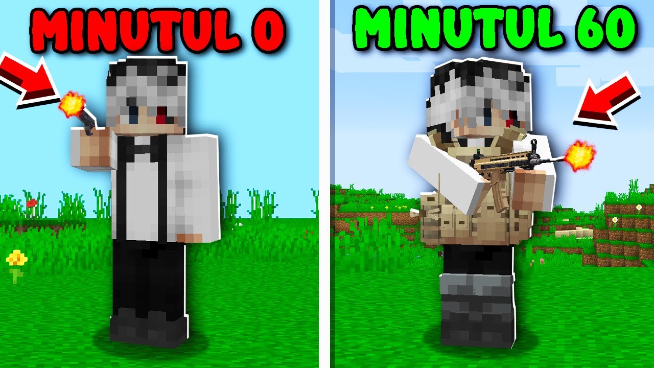 Minecraft Dar Primesc Arme In Fiecare Minut !