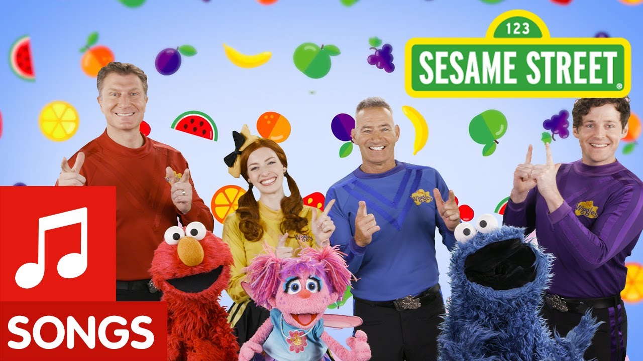 Sesame Street Sing Fruit Salad with The Wiggles and Sesame Street