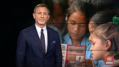 Daniel Craig on International Day for Mine Awareness & Assistance in Mine Action