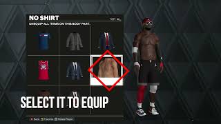 How to run around shirtless in NBA 2K23