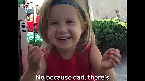 Adorable Little Flower Girl Explains Weddings to Dad