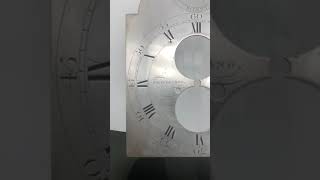 Clock Repair - Finial stage lacquering longcase clock restoration