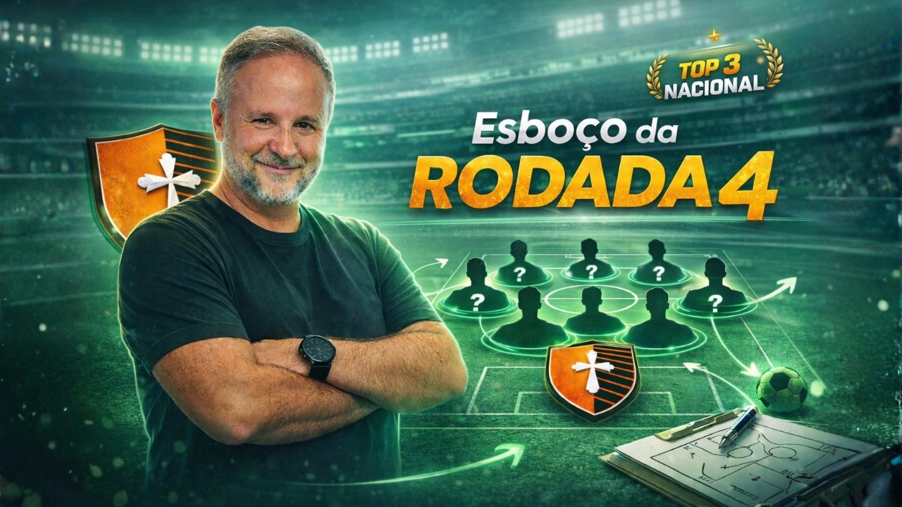 Cartola Esboço da Rodada 4 2026 | Top 3 Nacional