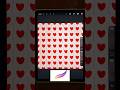 a cute repeating heart pattern just in time for Valentine’s Day. #procreate #digitalart