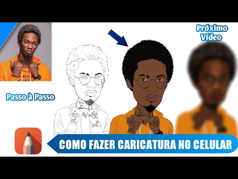 COMO FAZER CARICATURA NO CELULAR? PARTE 1
