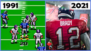 MADDEN scoring with the winning SUPER BOWL teams [1991 - 2021]