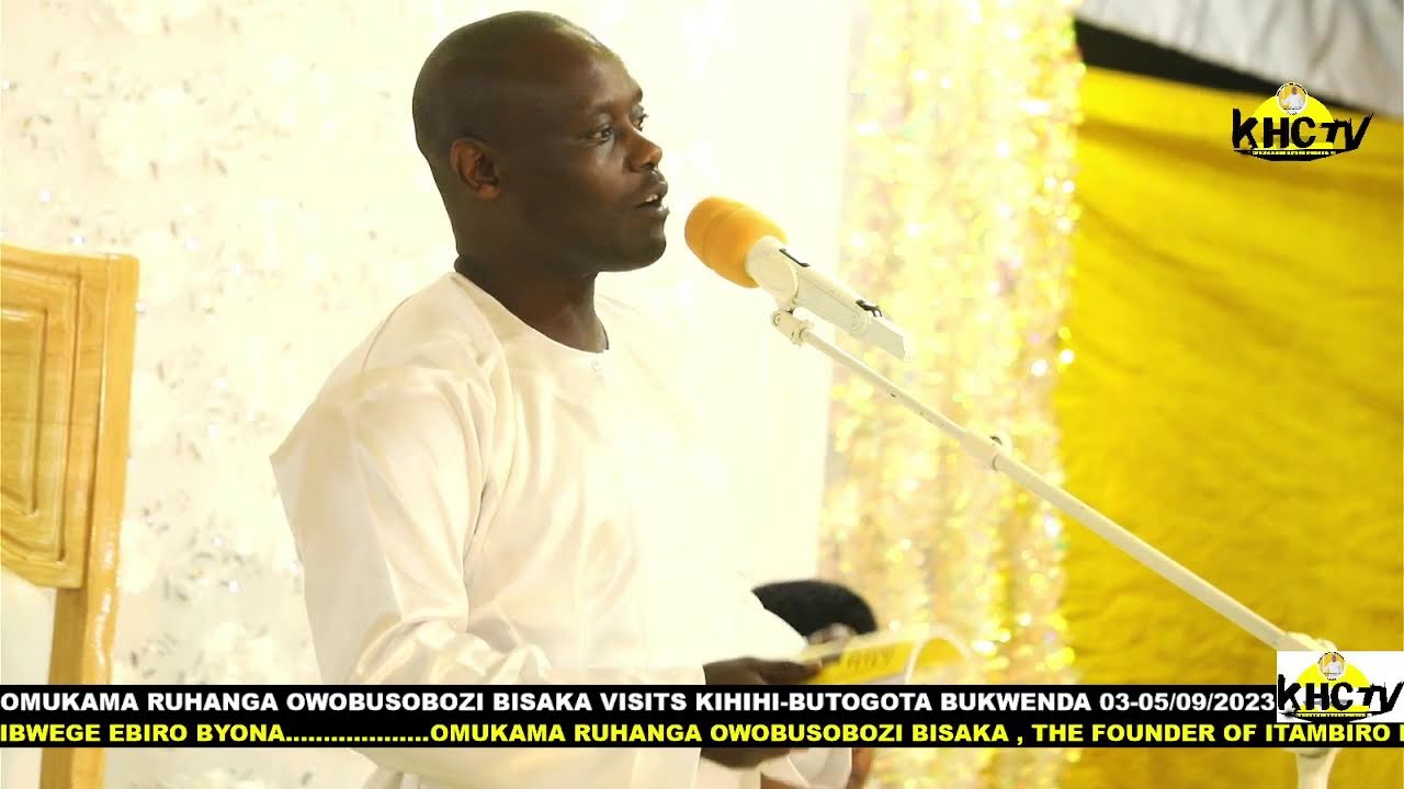OMUKAMA RUHANGA OWOBUSOBOZI VISITS , KIHIHI-BUTOGOTA BUKWENDA