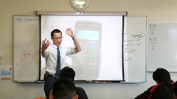 3D Trigonometry Example (2 of 2: Combining the information)