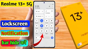 realme 13 plus lock screen notification panel hide, realme 13 plus notification bar off