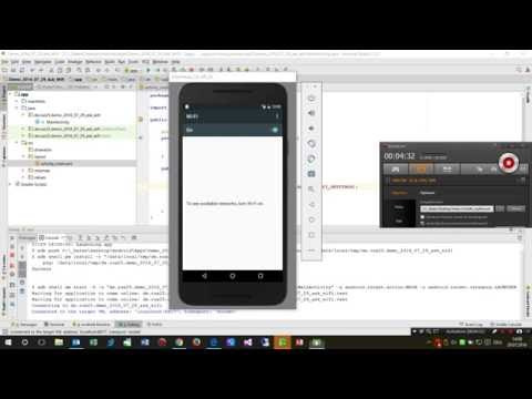 Android Studio #16: Ask to Start Wifi Intent StartActivity