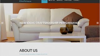 Interior & Furniture Responsive Moto CMS 3 Template #53224