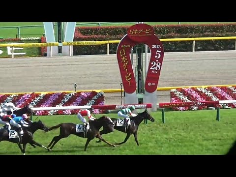 日本ダービー 1着レイデオロ号 C ルメール騎手 生ファンファーレ 個人撮影 17年5月28日 日 東京競馬場 Youtube