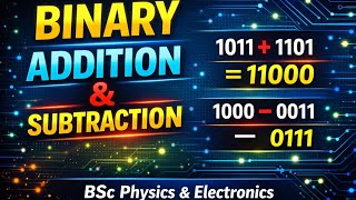 Binary Addition Subtraction Bsc Physics Electronics