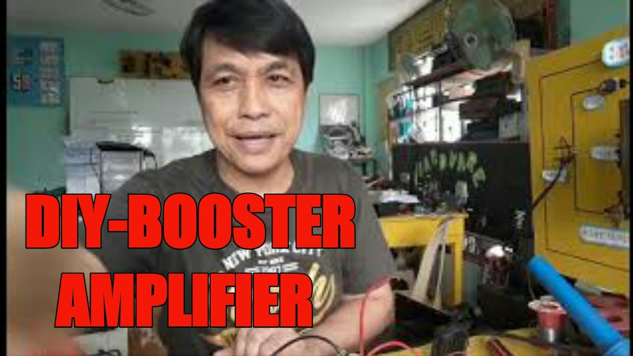 PART5 DIYBOOSTER AMPLIFIER (HOW TO CONNECT INPUT AND OUTPUT