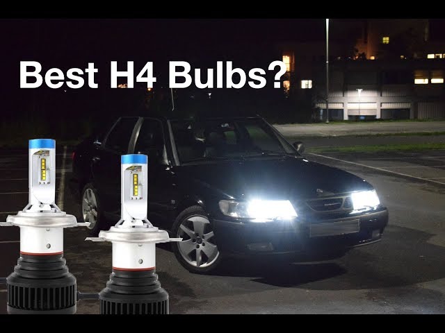 Dekan Playful mærke Best Led Bulb Replacement For H4 Halogen? Test on Saab 9-3og - YouTube