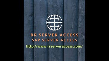 SAP HANA SERVER ACCESS