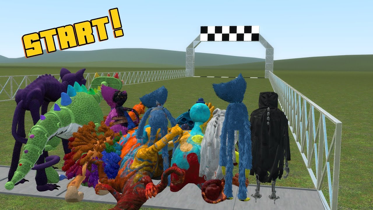 Poppy Playtime Family RACE, Who’s the Fastest? | Garry's Mod