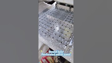 One Sheet. Endless Possibilities. Discover the Power of Custom Perforated Metal! 🔩✨