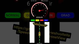 Speedometer Compose View Jetpack