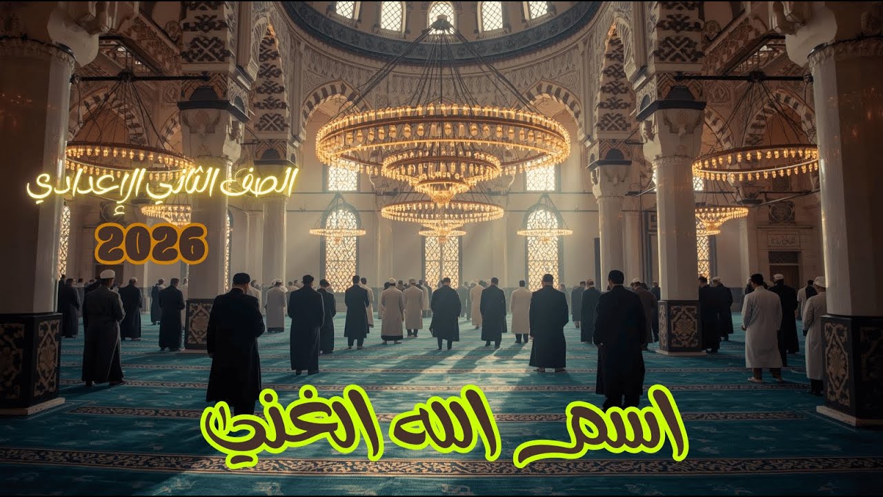 اسم الله الغني للصف الثاني الإعدادي - 