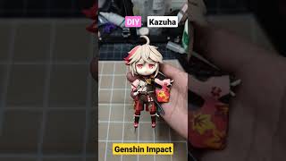 Handmade Kazuha Chibi Figure | Genshin Impact #genshinimpact #genshin #kazuha #polymerclay #kawaii