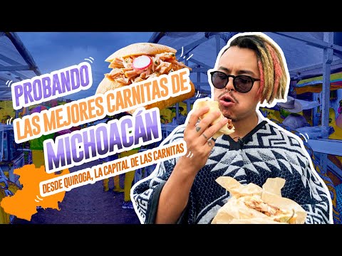 PROBANDO LAS MEJORES CARNITAS DE MICHOACÁN - Lalo Elizarrarás.