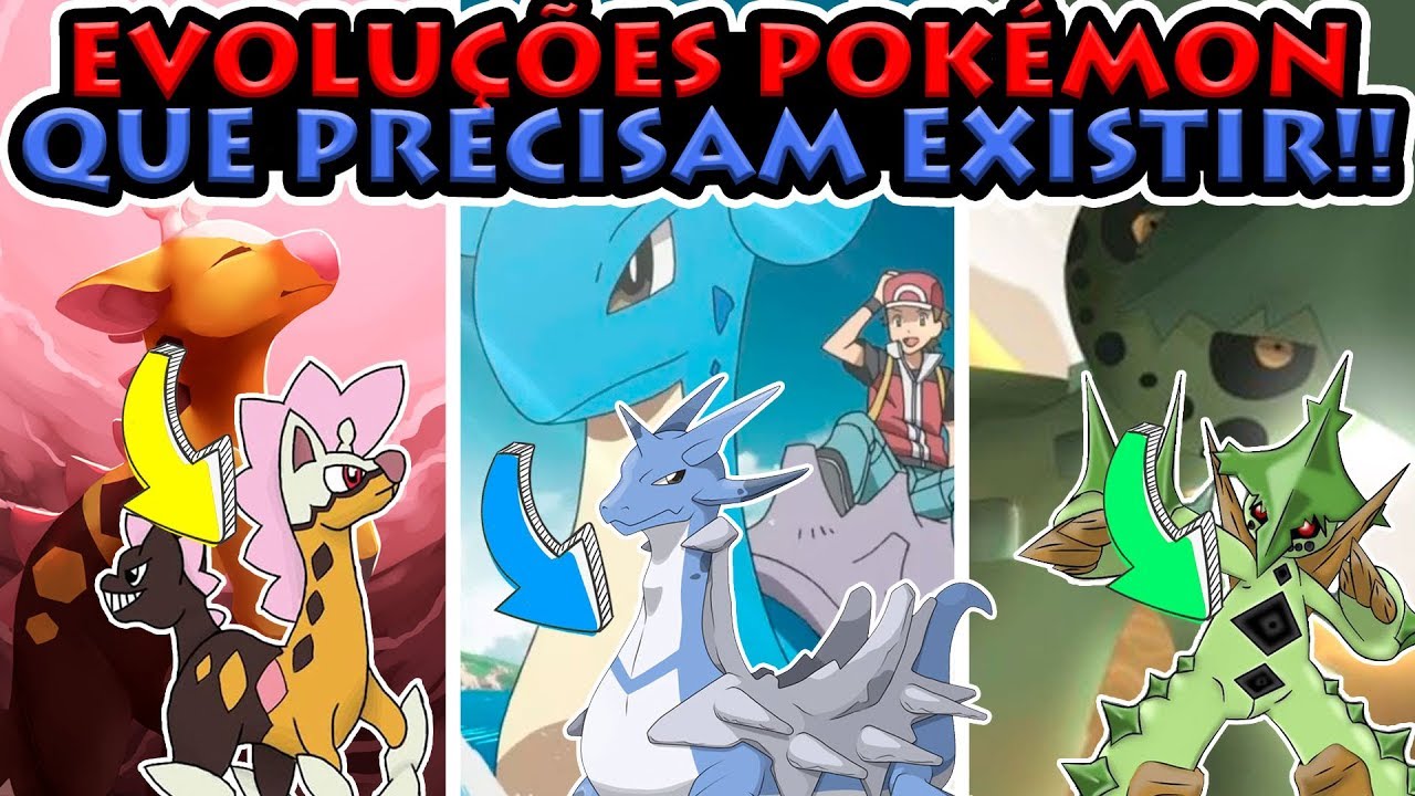 Top 5 Pokemons Que Merecem Mega Evolução.!