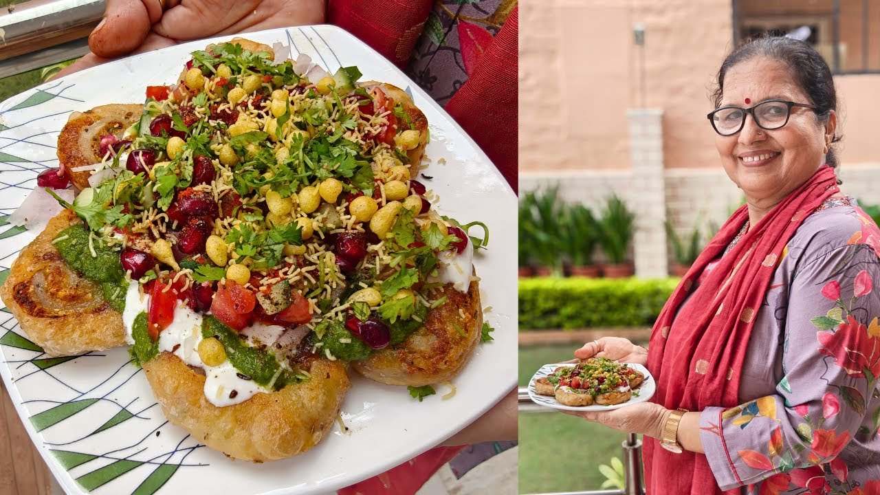 जब guests आ जाएं, बनाएं 10 minute mien Diwali Special chatpati Chaat - Pinwheel Samosa Paneer Recipe