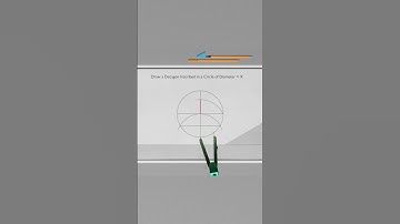 How to Draw a Decagon Inscribed in a Circle #shorts