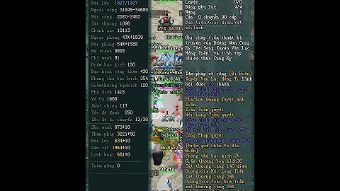 🔴 DGC Kris mật tịch siêu cấp 90 và những trận thư hùng với Côn lôn thiên sư CTT - NMK Chu tước soái