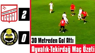 Ayvalıkgücü Belediyespor 2-0 Tekirdağspor Maç Özeti | BAL PlayOff Maçı Resimi