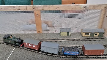 OO Gauge inglenook shunting/ switching layout, concept baseboard and backscene construction