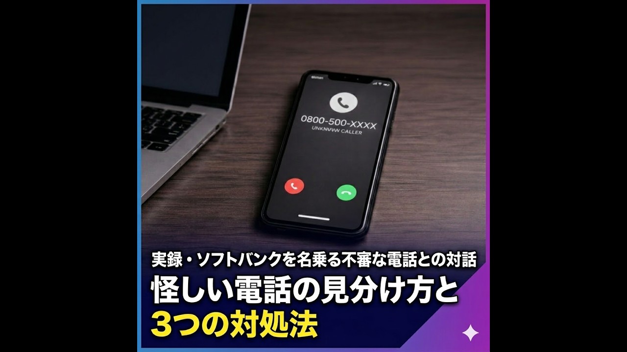 実録・ソフトバンクを名乗る不審な電話と思わず対話してしまった件 — 怪しい電話の見分け方と3つの対処法