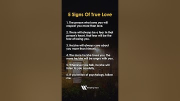 5 Signs It