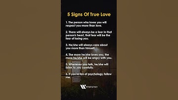 5 Signs It
