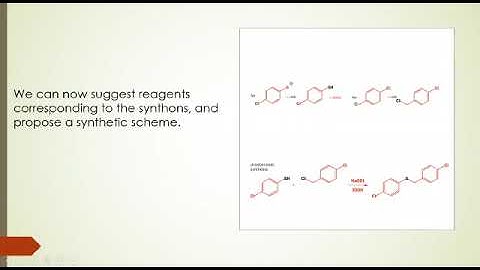 Lecture01 Disconnection Approach( retrosynthesis analysis )
