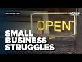 Small businesses at risk in red in blue states