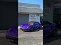 Now you see white… now you see purple! Full wrap on this #911turbos turned heads! 💜🔥 #ppf #wrap