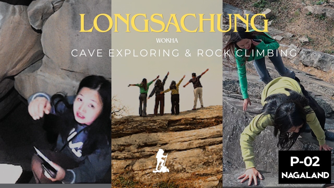 (P-II )Cave exploring & Rock Climbing |Longsachung #fypシ #travel #explore #rock #climbing #cave 