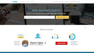 What Is Moz Keyword Explorer/Which Features In The Moz Keyword Explorer/SEO Course For Beginners