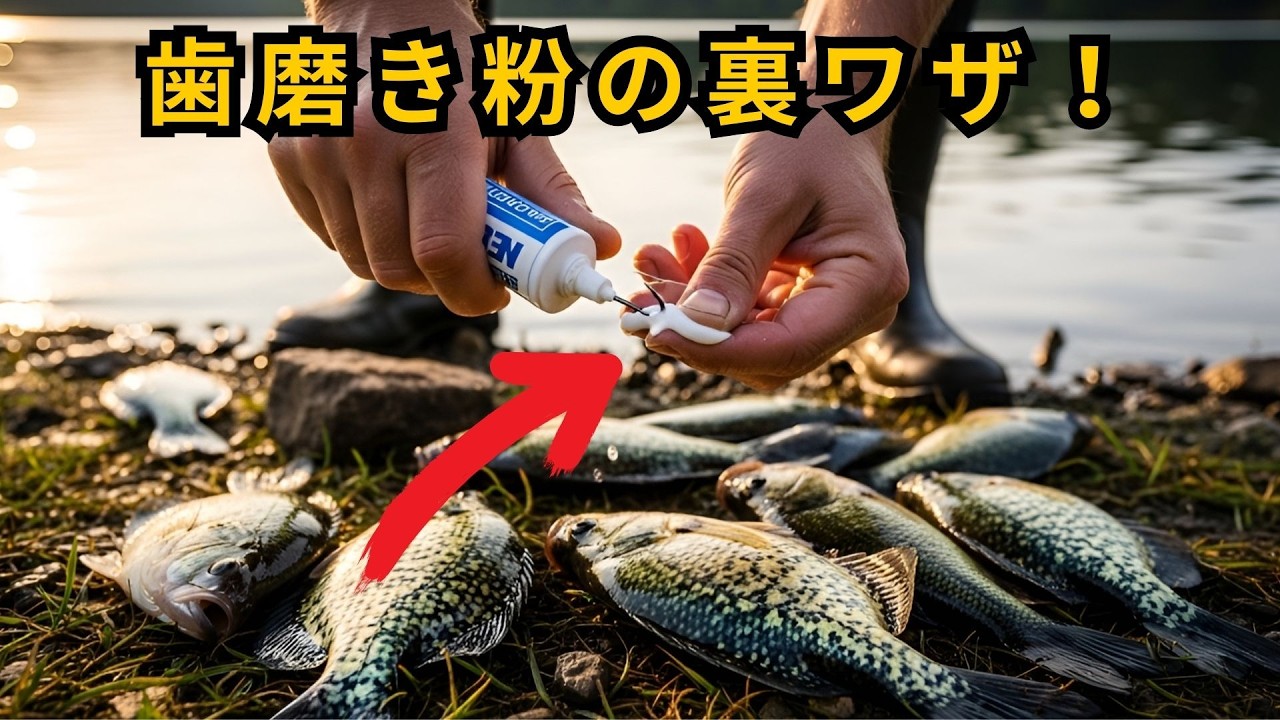 【禁止】歯磨き粉テクニックで魚が釣れすぎてヤバい！