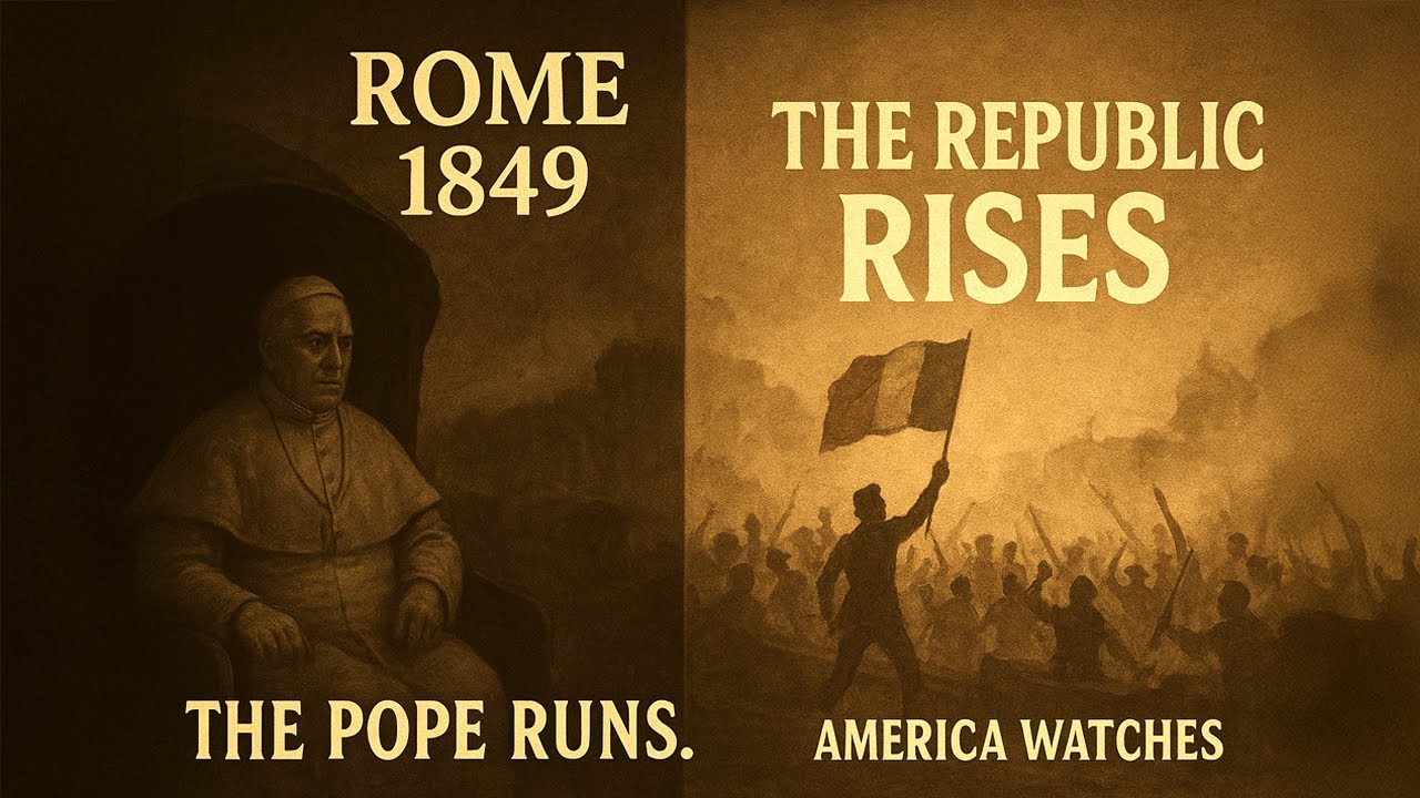 1849: Rome Becomes a Republic — Protestant America Stands Aside