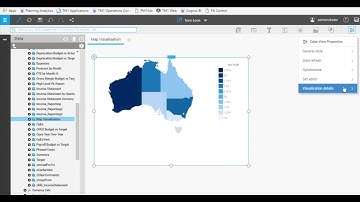How to create a Map Visualisation in Planning Analytics