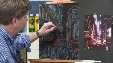 Mixed Media Value Study With Gouache With Sean Dye