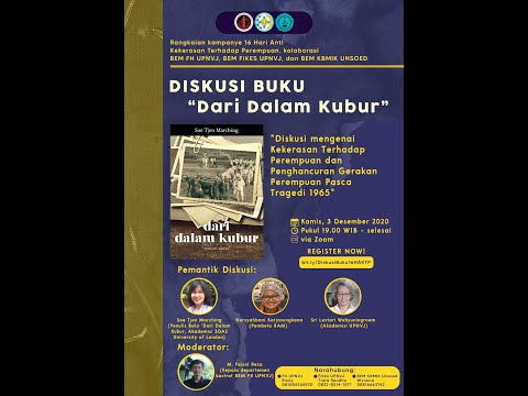 Novel ‘dari dalam kubur' Karya Soe Tjen Marching (Kompilasi Rekaman Diskusi dan Tinjauan Buku)