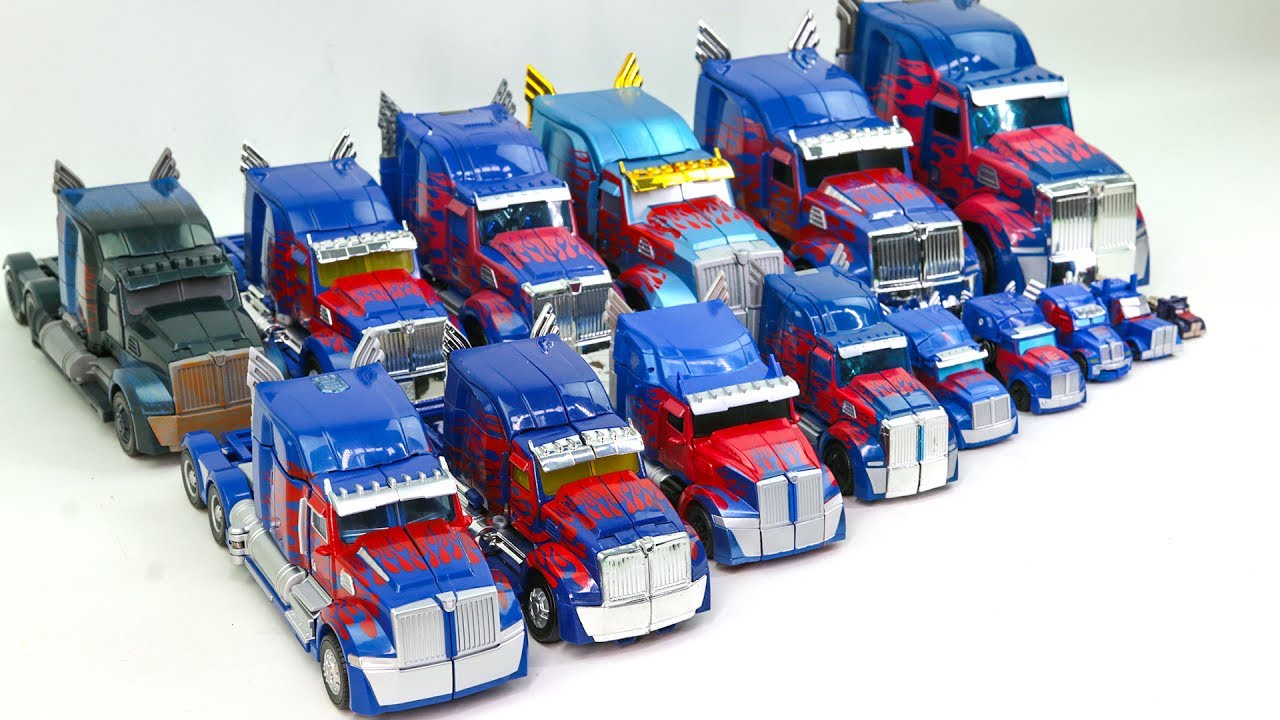 Transformers Movie 5 TLK & 4 AOE Blue Color Optimus Prime 15 Truck Vehicle Car Robot Toys YouTube