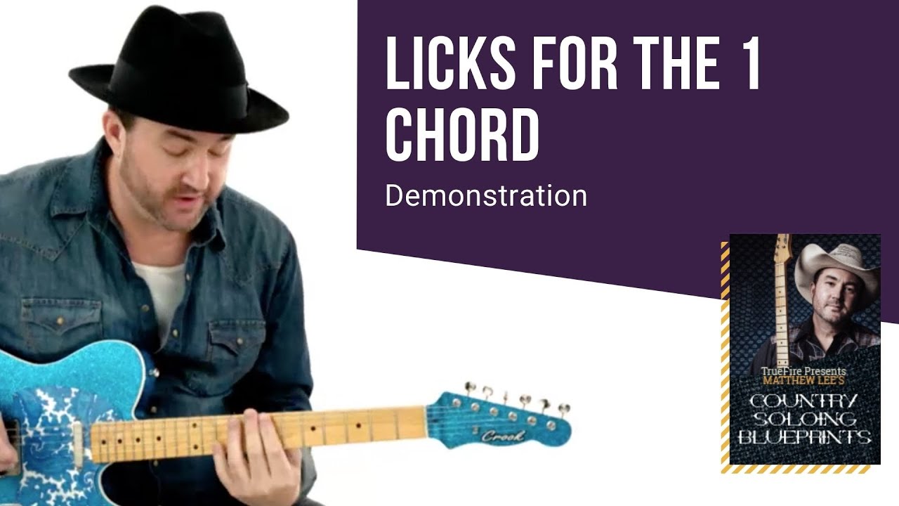 🎸 Licks for the 1 Chord - Demonstration - Guitar Lesson - Matthew Lee